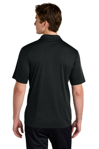 Sport-Tek Competitor United Polo ST104 - Black/ White Back