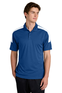 Sport-Tek Competitor United Polo ST104 - Royal/ White