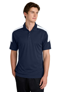 Sport-Tek Competitor United Polo ST104 - True Navy/ White