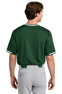 Sport-Tek Tough Mesh V-Neck Baseball Jersey ST221 - Forest Green Back
