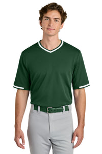 Sport-Tek Tough Mesh V-Neck Baseball Jersey ST221 - Forest Green