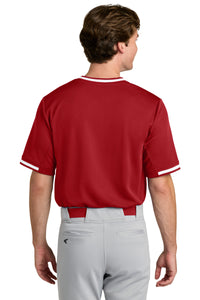 Sport-Tek Tough Mesh V-Neck Baseball Jersey ST221 - True Red Back