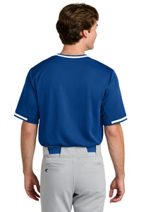 Sport-Tek Tough Mesh V-Neck Baseball Jersey ST221 - True Royal Back