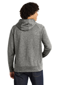 Sport-Tek PosiCharge Electric Heather Fleece Hooded Pullover - Black Electric Back