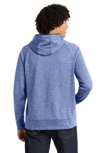 Sport-Tek PosiCharge Electric Heather Fleece Hooded Pullover - True Royal Electric Back