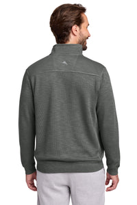 Tommy Bahama Tobago Bay 1/2-Zip ST226342TB - Cave Grey Back
