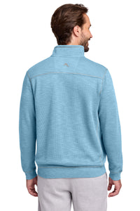 Tommy Bahama Tobago Bay 1/2-Zip ST226342TB - Light Sky Blue Back