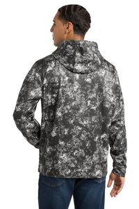 Sport-Tek Sport-Wick Mineral Freeze Fleece Hooded Pullover - Black Back