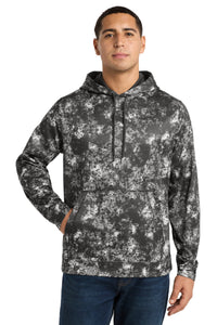 Sport-Tek Sport-Wick Mineral Freeze Fleece Hooded Pullover - Black