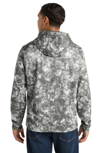 Sport-Tek Sport-Wick Mineral Freeze Fleece Hooded Pullover - Dark Smoke Grey Back