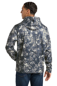 Sport-Tek Sport-Wick Mineral Freeze Fleece Hooded Pullover - True Navy Back