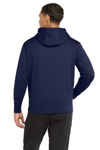 Sport-Tek Sport-Wick Fleece Full-Zip Hooded Jacket - Navy Back