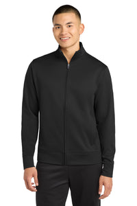 Sport-Tek Sport-Wick Fleece Full-Zip Jacket - Black
