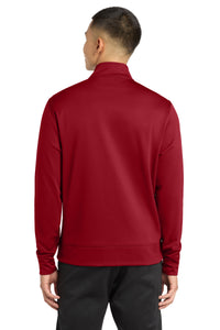 Sport-Tek Sport-Wick Fleece Full-Zip Jacket - Deep Red Back