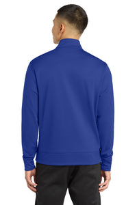 Sport-Tek Sport-Wick Fleece Full-Zip Jacket - True Royal Back