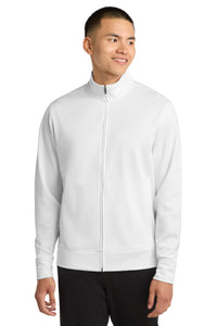 Sport-Tek Sport-Wick Fleece Full-Zip Jacket - White