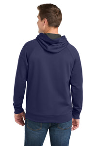 Sport-Tek Tech Fleece Hooded Sweatshirt - True Navy Back