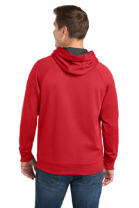 Sport-Tek Tech Fleece Hooded Sweatshirt - True Red Back