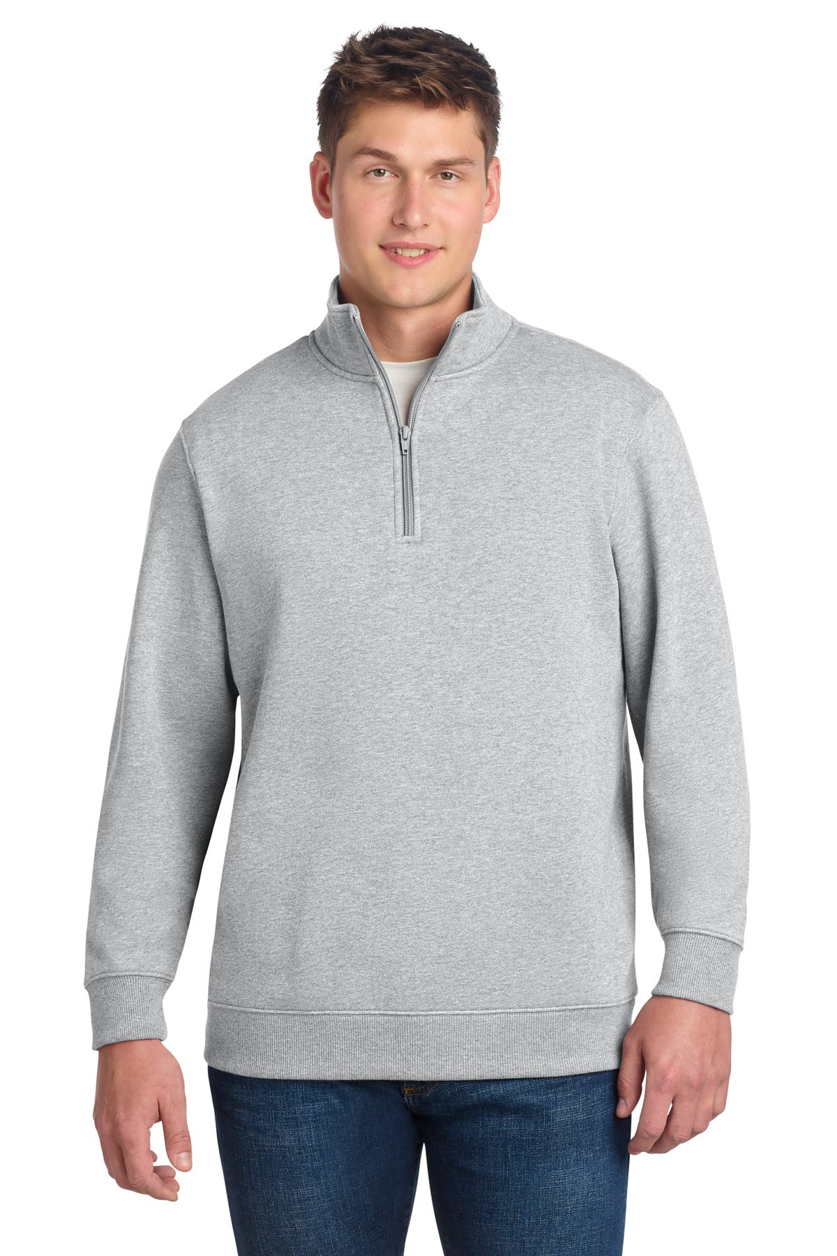 Sport-Tek 1/4-Zip Sweatshirt - Athletic Heather