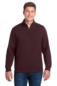 Sport-Tek 1/4-Zip Sweatshirt - Maroon