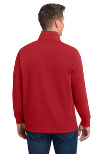 Sport-Tek 1/4-Zip Sweatshirt - True Red Back
