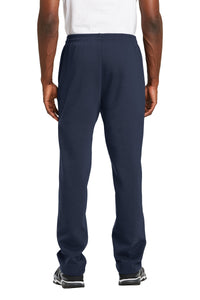 Sport-Tek Open Bottom Sweatpant - True Navy Back