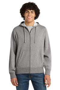 Sport-Tek Full-Zip Hooded Sweatshirt - Vintage Heather
