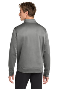 Sport-Tek  PosiCharge  Sport-Wick  Heather Fleece 1/4-Zip Pullover - Black Heather Back