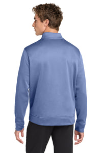 Sport-Tek  PosiCharge  Sport-Wick  Heather Fleece 1/4-Zip Pullover - True Royal Heather Back