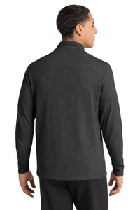 Sport-Tek  Lightweight French Terry 1/4-Zip Pullover - Heather Black Back