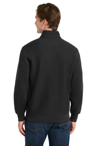 Sport-Tek Super Heavyweight 1/4-Zip Pullover Sweatshirt - Black Back