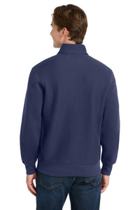 Sport-Tek Super Heavyweight 1/4-Zip Pullover Sweatshirt - True Navy Back