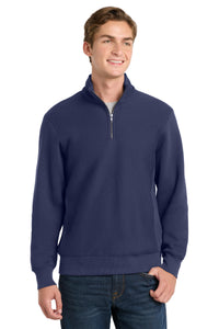 Sport-Tek Super Heavyweight 1/4-Zip Pullover Sweatshirt - True Navy