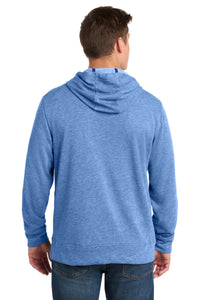 Sport-Tek  PosiCharge  Tri-Blend Wicking Fleece Full-Zip Hooded Jacket ST293 - True Royal Heather Back