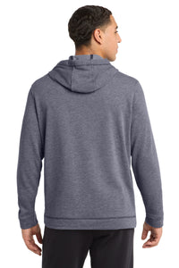 Sport-Tek  PosiCharge  Tri-Blend Wicking Fleece Hooded Pullover - True Navy Heather Back