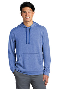 Sport-Tek  PosiCharge  Tri-Blend Wicking Fleece Hooded Pullover - True Royal Heather