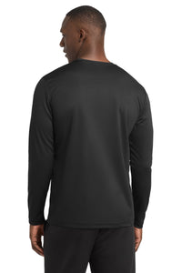 Sport-Tek PosiCharge RacerMesh Long Sleeve Tee - Black Back