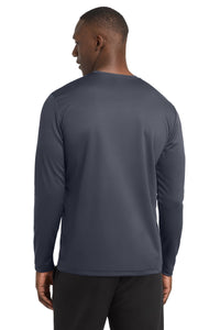 Sport-Tek PosiCharge RacerMesh Long Sleeve Tee - Graphite Back