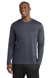 Sport-Tek PosiCharge RacerMesh Long Sleeve Tee - Graphite