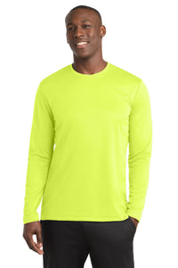 Sport-Tek PosiCharge RacerMesh Long Sleeve Tee - Neon Yellow