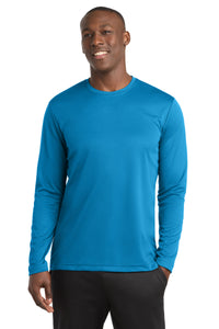 Sport-Tek PosiCharge RacerMesh Long Sleeve Tee - Pond Blue