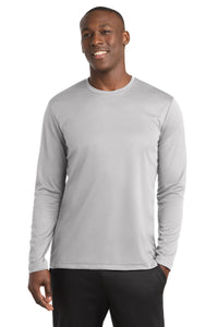 Sport-Tek PosiCharge RacerMesh Long Sleeve Tee - Silver