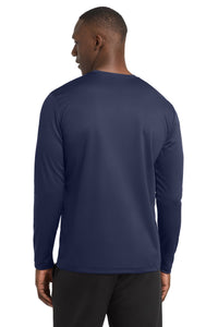 Sport-Tek PosiCharge RacerMesh Long Sleeve Tee - True Navy Back