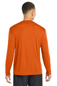 Sport-Tek Long Sleeve PosiCharge Competitor Tee - Deep Orange Back