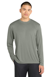 Sport-Tek Long Sleeve PosiCharge Competitor Tee - Grey Concrete Heather