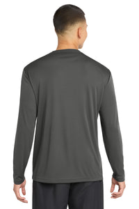 Sport-Tek Long Sleeve PosiCharge Competitor Tee - Iron Grey Back