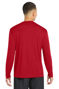 Sport-Tek Long Sleeve PosiCharge Competitor Tee - True Red Back