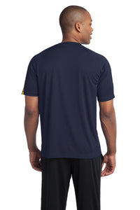 Sport-Tek Colorblock PosiCharge Competitor Tee - True Navy/ Gold Back