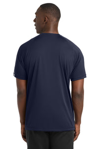 Sport-Tek Colorblock PosiCharge Competitor Tee - True Navy/ White Back