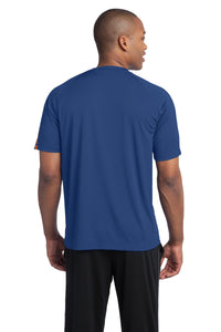 Sport-Tek Colorblock PosiCharge Competitor Tee - True Royal/ Deep Orange Back